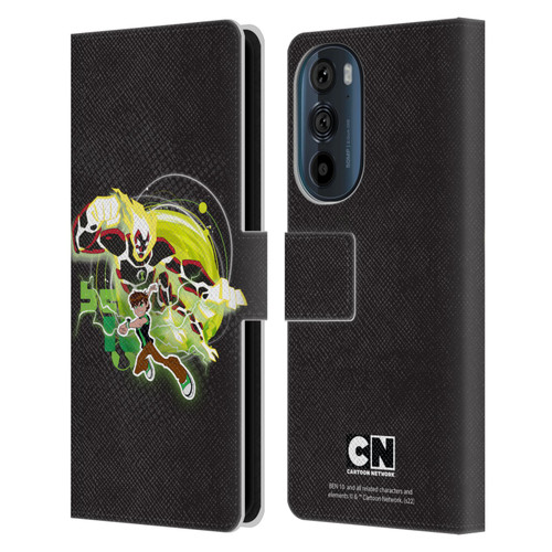 Ben 10: Omniverse Graphics Heatblast Leather Book Wallet Case Cover For Motorola Edge 30