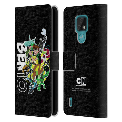 Ben 10: Omniverse Graphics Character Art Leather Book Wallet Case Cover For Motorola Moto E7