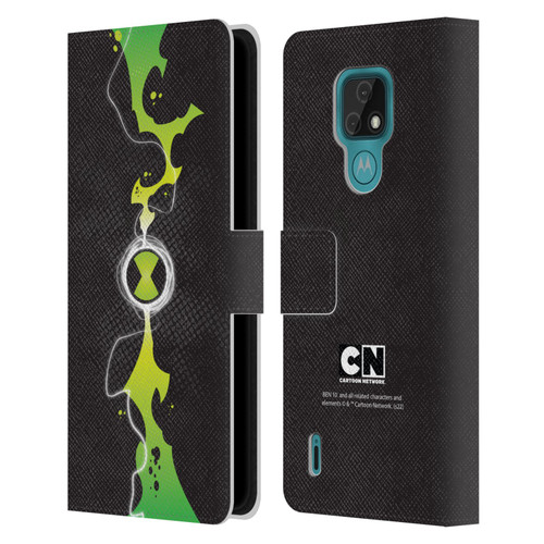Ben 10: Omniverse Graphics Omnitrix Leather Book Wallet Case Cover For Motorola Moto E7