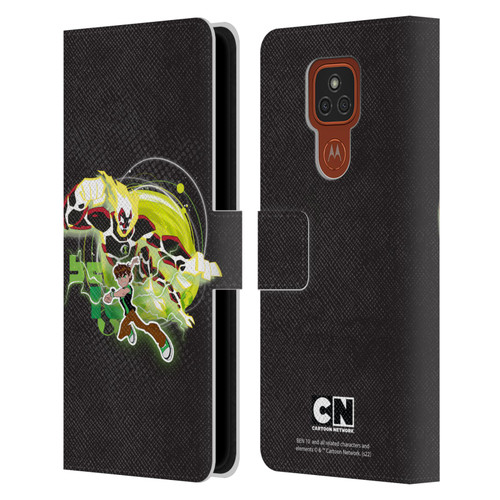 Ben 10: Omniverse Graphics Heatblast Leather Book Wallet Case Cover For Motorola Moto E7 Plus