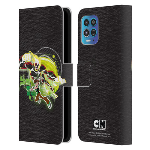 Ben 10: Omniverse Graphics Heatblast Leather Book Wallet Case Cover For Motorola Moto G100