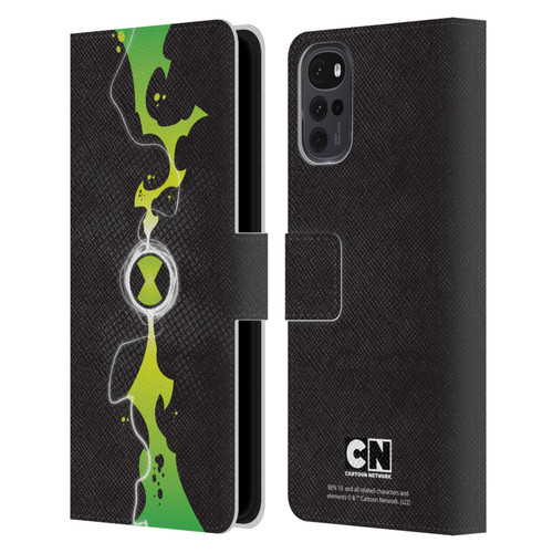 Ben 10: Omniverse Graphics Omnitrix Leather Book Wallet Case Cover For Motorola Moto G22