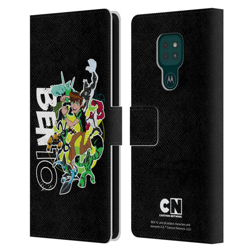 Ben 10: Omniverse Graphics Character Art Leather Book Wallet Case Cover For Motorola Moto G9 Play