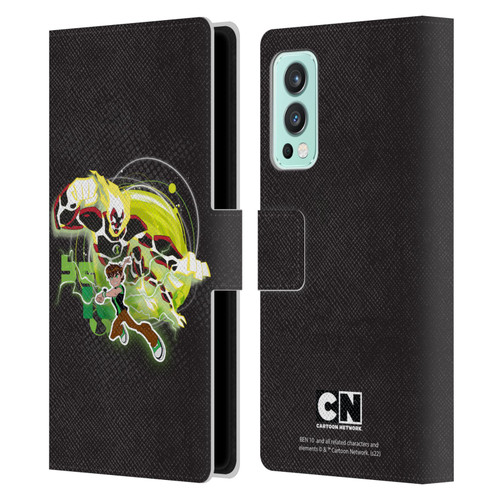 Ben 10: Omniverse Graphics Heatblast Leather Book Wallet Case Cover For OnePlus Nord 2 5G