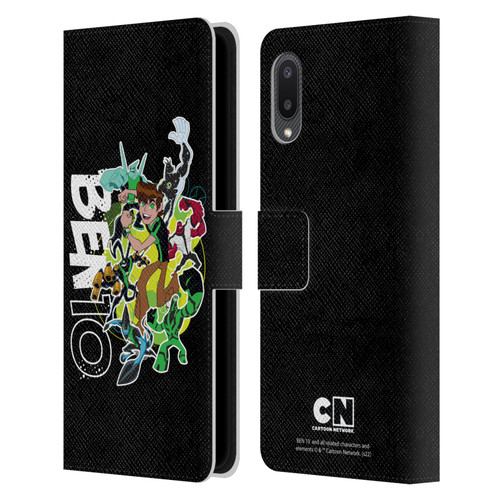 Ben 10: Omniverse Graphics Character Art Leather Book Wallet Case Cover For Samsung Galaxy A02/M02 (2021)