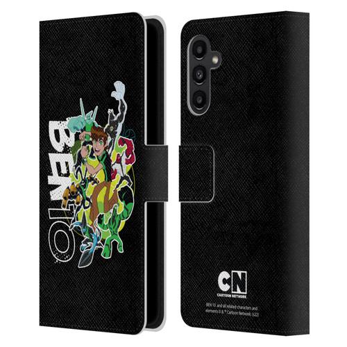 Ben 10: Omniverse Graphics Character Art Leather Book Wallet Case Cover For Samsung Galaxy A13 5G (2021)