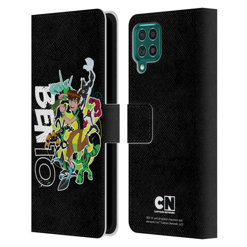 Ben 10: Omniverse Graphics Character Art Leather Book Wallet Case Cover For Samsung Galaxy F62 (2021)