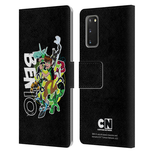 Ben 10: Omniverse Graphics Character Art Leather Book Wallet Case Cover For Samsung Galaxy S20 / S20 5G