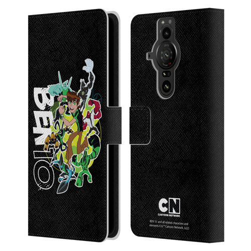Ben 10: Omniverse Graphics Character Art Leather Book Wallet Case Cover For Sony Xperia Pro-I
