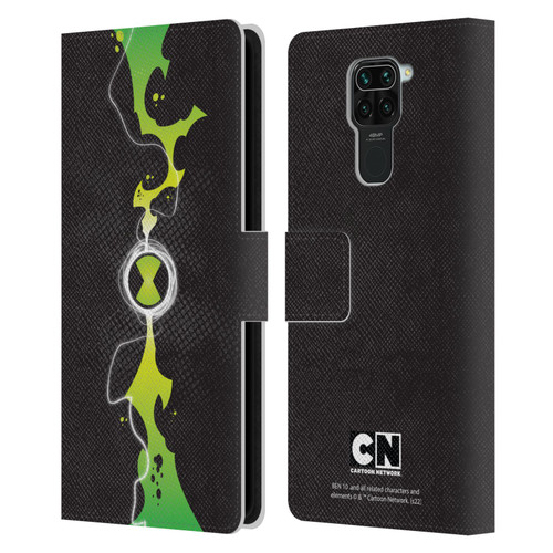 Ben 10: Omniverse Graphics Omnitrix Leather Book Wallet Case Cover For Xiaomi Redmi Note 9 / Redmi 10X 4G