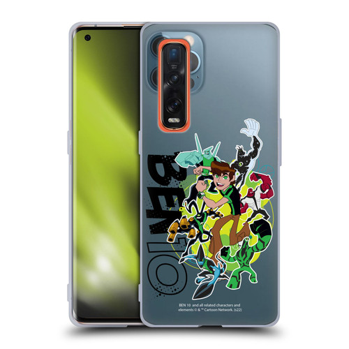 Ben 10: Omniverse Graphics Character Art Soft Gel Case for OPPO Find X2 Pro 5G