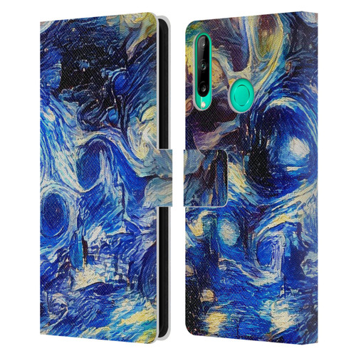 Cosmo18 Jupiter Fantasy Starry Leather Book Wallet Case Cover For Huawei P40 lite E