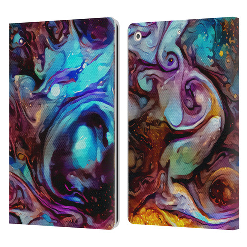 Cosmo18 Jupiter Fantasy Indigo Leather Book Wallet Case Cover For Apple iPad 10.2 2019/2020/2021