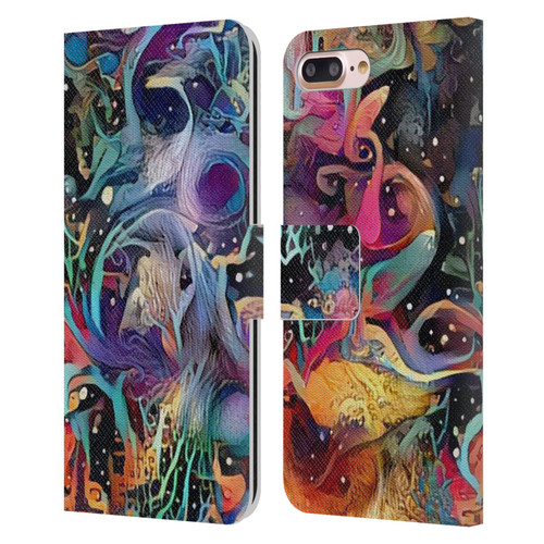Cosmo18 Jupiter Fantasy Decorative Leather Book Wallet Case Cover For Apple iPhone 7 Plus / iPhone 8 Plus
