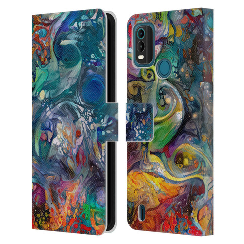 Cosmo18 Jupiter Fantasy Bloom Leather Book Wallet Case Cover For Nokia G11 Plus