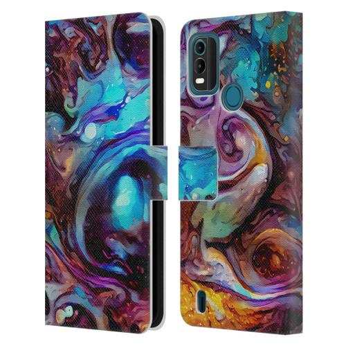 Cosmo18 Jupiter Fantasy Indigo Leather Book Wallet Case Cover For Nokia G11 Plus