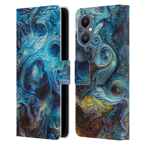 Cosmo18 Jupiter Fantasy Blue Leather Book Wallet Case Cover For OnePlus Nord N20 5G