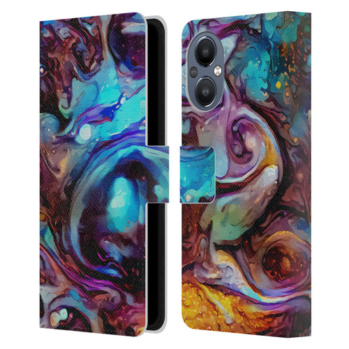 Cosmo18 Jupiter Fantasy Indigo Leather Book Wallet Case Cover For OnePlus Nord N20 5G