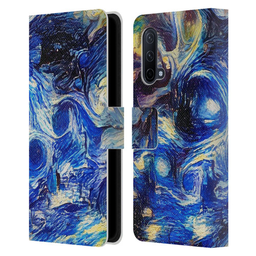 Cosmo18 Jupiter Fantasy Starry Leather Book Wallet Case Cover For OnePlus Nord CE 5G