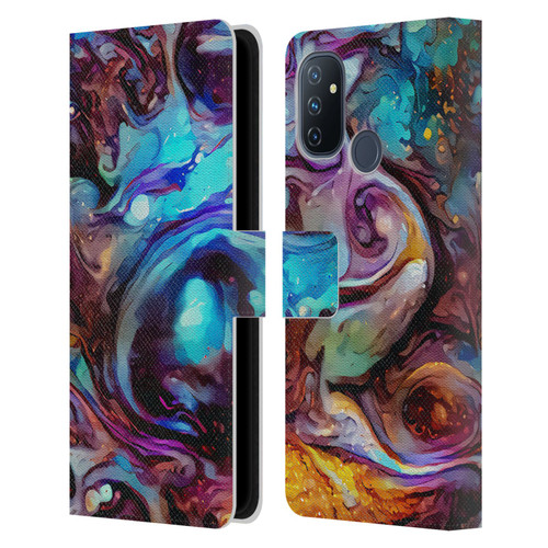 Cosmo18 Jupiter Fantasy Indigo Leather Book Wallet Case Cover For OnePlus Nord N100