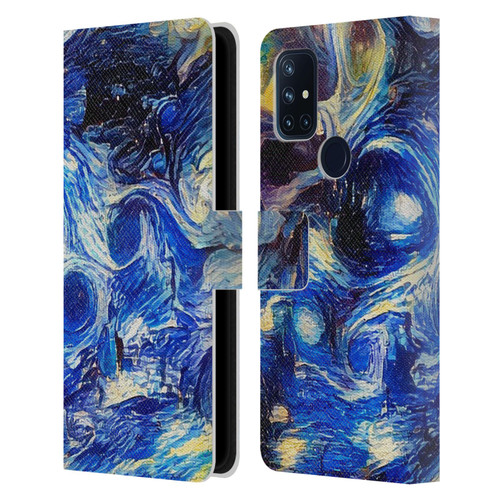 Cosmo18 Jupiter Fantasy Starry Leather Book Wallet Case Cover For OnePlus Nord N10 5G