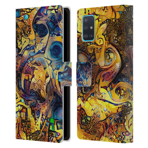 Cosmo18 Jupiter Fantasy Divine Leather Book Wallet Case Cover For Samsung Galaxy A51 (2019)