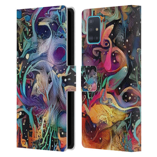 Cosmo18 Jupiter Fantasy Decorative Leather Book Wallet Case Cover For Samsung Galaxy A51 (2019)