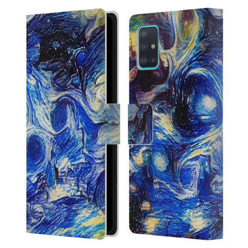 Cosmo18 Jupiter Fantasy Starry Leather Book Wallet Case Cover For Samsung Galaxy A51 (2019)