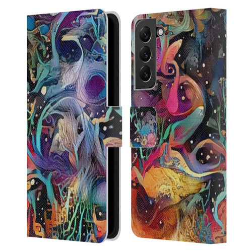 Cosmo18 Jupiter Fantasy Decorative Leather Book Wallet Case Cover For Samsung Galaxy S22+ 5G