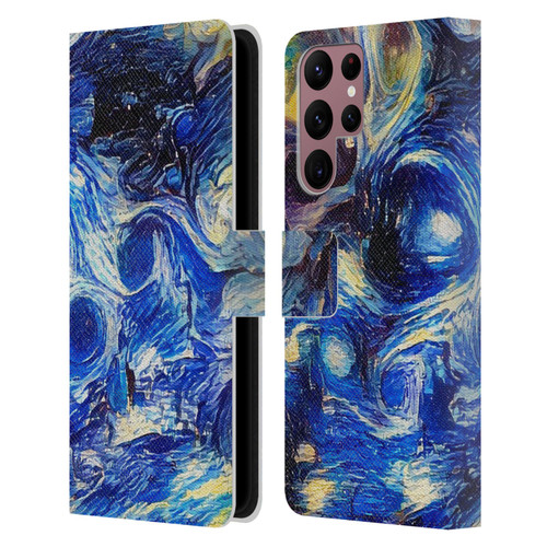 Cosmo18 Jupiter Fantasy Starry Leather Book Wallet Case Cover For Samsung Galaxy S22 Ultra 5G