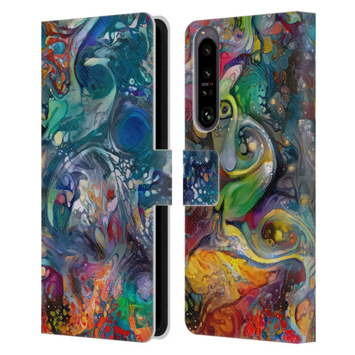 Cosmo18 Jupiter Fantasy Bloom Leather Book Wallet Case Cover For Sony Xperia 1 IV