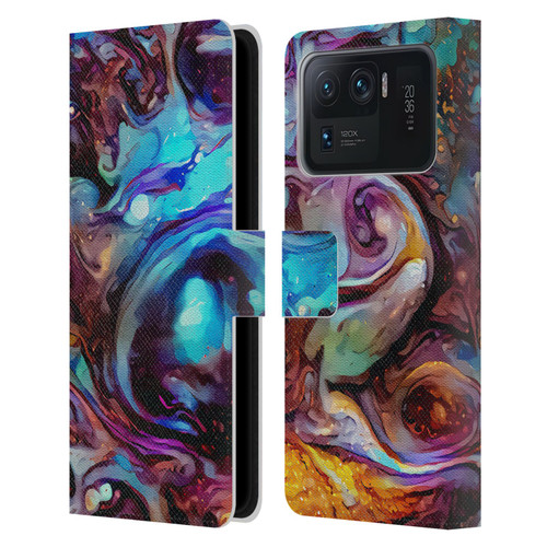 Cosmo18 Jupiter Fantasy Indigo Leather Book Wallet Case Cover For Xiaomi Mi 11 Ultra