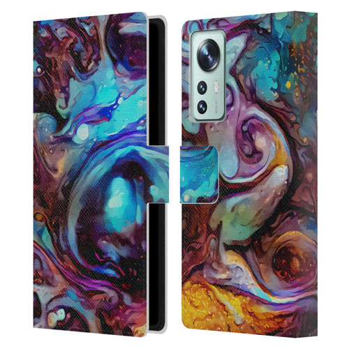 Cosmo18 Jupiter Fantasy Indigo Leather Book Wallet Case Cover For Xiaomi 12