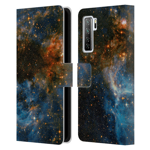 Cosmo18 Space 2 Galaxy Leather Book Wallet Case Cover For Huawei Nova 7 SE/P40 Lite 5G