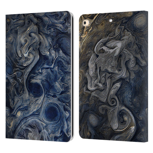 Cosmo18 Space 2 Blues Leather Book Wallet Case Cover For Apple iPad 9.7 2017 / iPad 9.7 2018