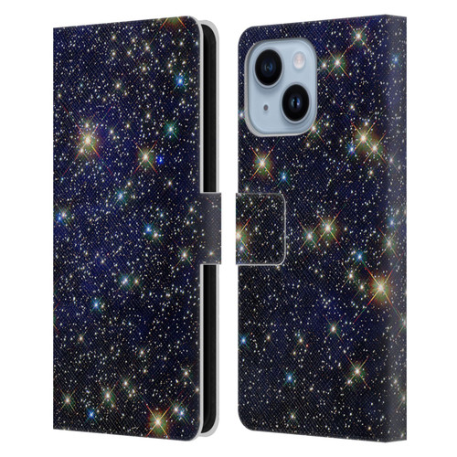 Cosmo18 Space 2 Standout Leather Book Wallet Case Cover For Apple iPhone 14 Plus