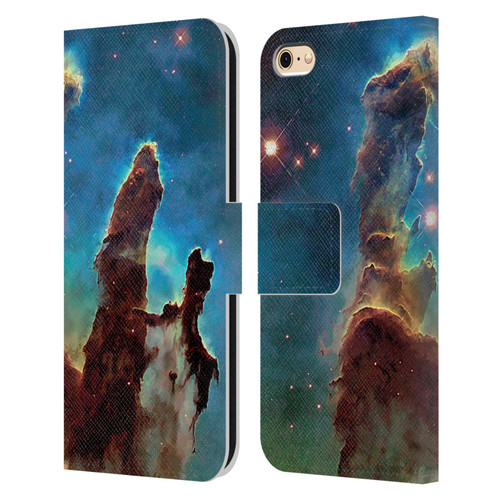 Cosmo18 Space 2 Nebula's Pillars Leather Book Wallet Case Cover For Apple iPhone 6 / iPhone 6s