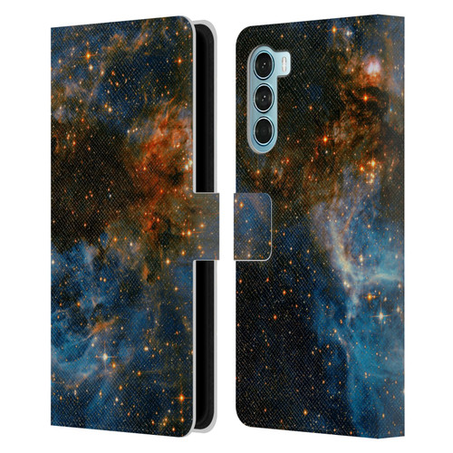 Cosmo18 Space 2 Galaxy Leather Book Wallet Case Cover For Motorola Edge S30 / Moto G200 5G