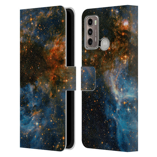 Cosmo18 Space 2 Galaxy Leather Book Wallet Case Cover For Motorola Moto G60 / Moto G40 Fusion