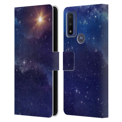 Cosmo18 Space 2 Shine Leather Book Wallet Case Cover For Motorola G Pure