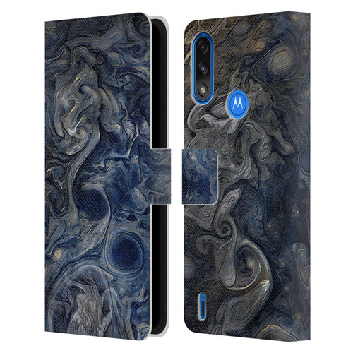 Cosmo18 Space 2 Blues Leather Book Wallet Case Cover For Motorola Moto E7 Power / Moto E7i Power