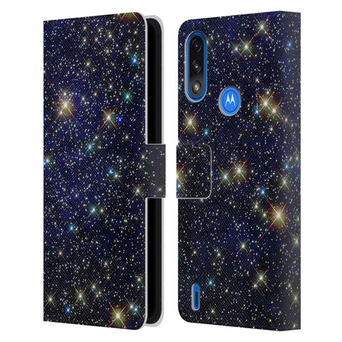 Cosmo18 Space 2 Standout Leather Book Wallet Case Cover For Motorola Moto E7 Power / Moto E7i Power