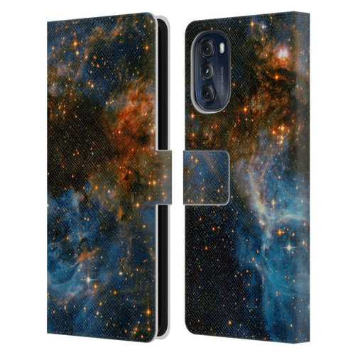 Cosmo18 Space 2 Galaxy Leather Book Wallet Case Cover For Motorola Moto G (2022)