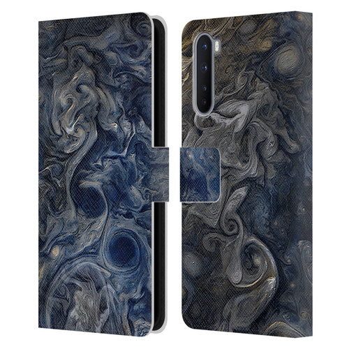 Cosmo18 Space 2 Blues Leather Book Wallet Case Cover For OnePlus Nord 5G