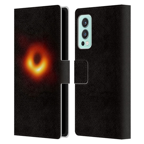 Cosmo18 Space 2 Black Hole Leather Book Wallet Case Cover For OnePlus Nord 2 5G