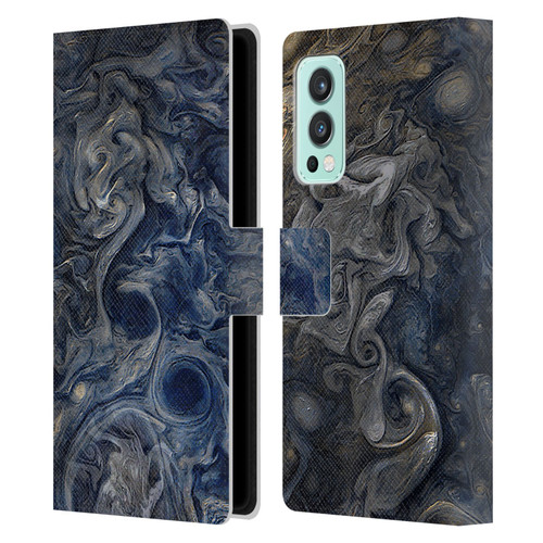 Cosmo18 Space 2 Blues Leather Book Wallet Case Cover For OnePlus Nord 2 5G