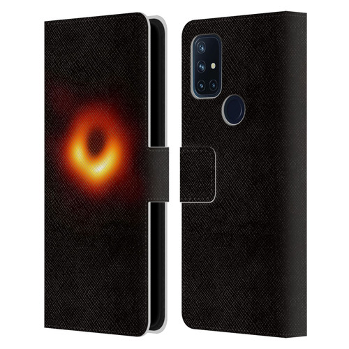 Cosmo18 Space 2 Black Hole Leather Book Wallet Case Cover For OnePlus Nord N10 5G