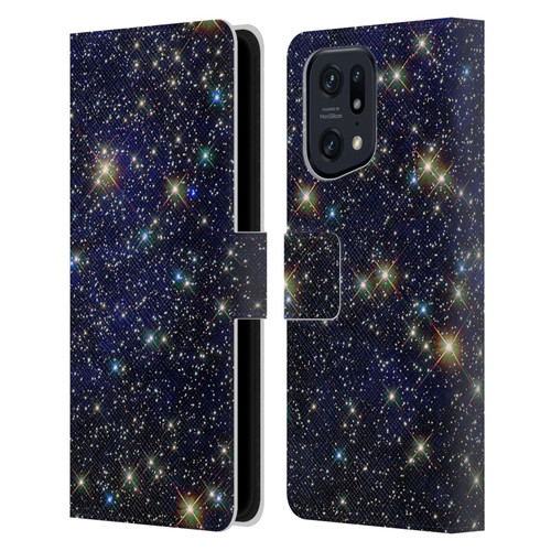 Cosmo18 Space 2 Standout Leather Book Wallet Case Cover For OPPO Find X5 Pro