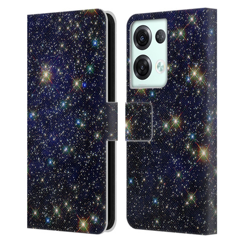 Cosmo18 Space 2 Standout Leather Book Wallet Case Cover For OPPO Reno8 Pro