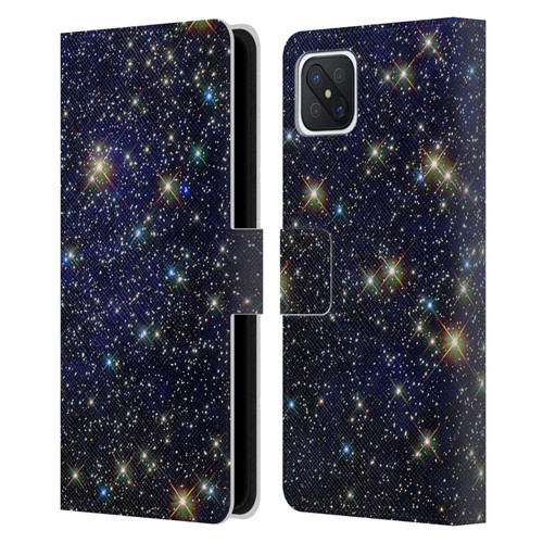 Cosmo18 Space 2 Standout Leather Book Wallet Case Cover For OPPO Reno4 Z 5G